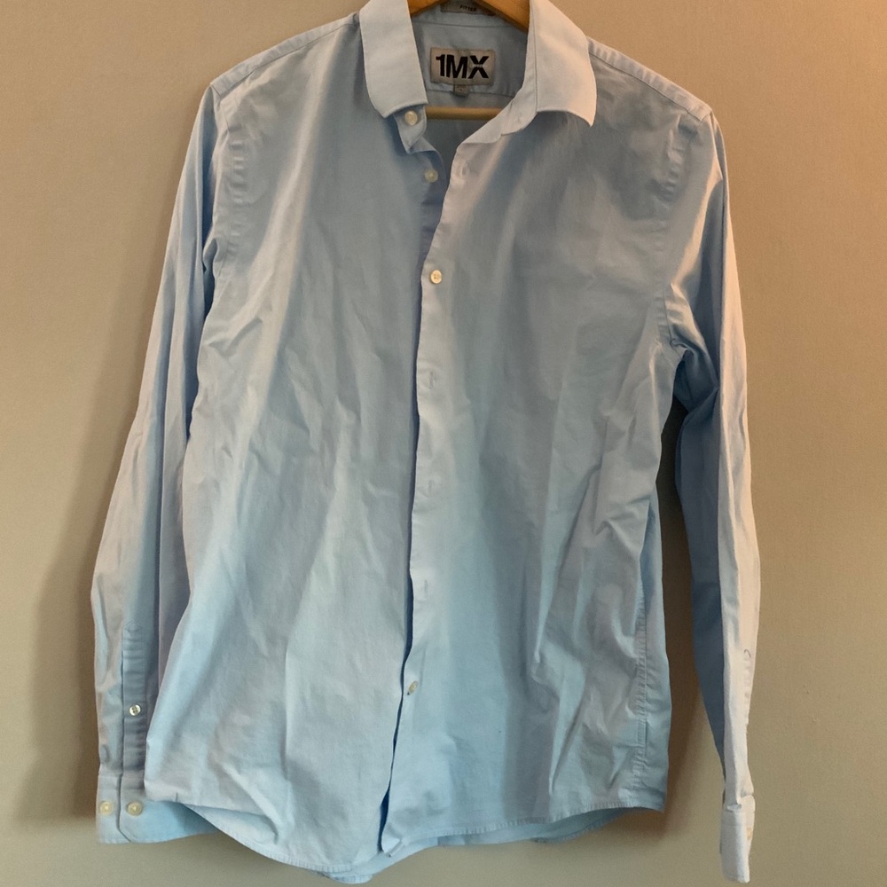 Express Men Light Blue 1MX Shirt